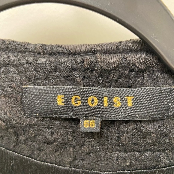 Egoist black jacket women’s size small cocktail business party - Picture 4 of 6